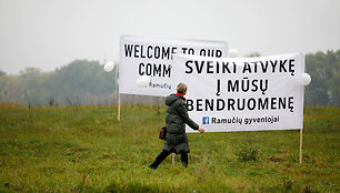 Prezidento susitikimas su Ramučių bendruomene