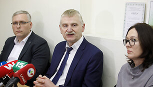 Spaudos konferencija dėl Kaune susirgusių žmonių