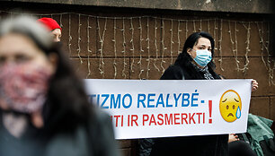 Piketas prie Kauno apygardos teismo