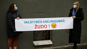Piketas prie Kauno apygardos teismo