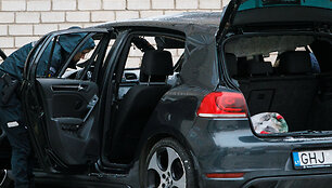 Kaune sprogo automobilis &bdquo;Golf&ldquo;