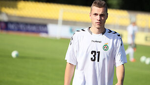 Lietuvos jaunimo (U-19) vaikinų futbolo rinktinės treniruotė