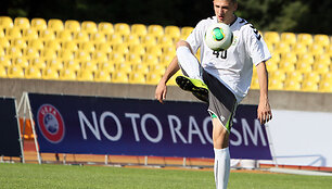 Lietuvos jaunimo (U-19) vaikinų futbolo rinktinės treniruotė
