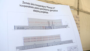 Pieno perdirbimo gamyklos statybų pradžia