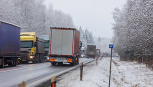 Avarija kelyje „Via Baltica“