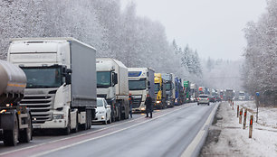 Avarija kelyje „Via Baltica“