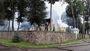 Balbieri&scaron;kio bažnyčios gaisras