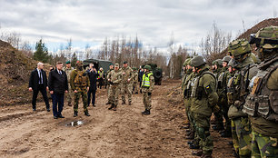 Islandijos ir Lietuvos kariuomenės vadų vizitas