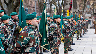 Šaulių vėliavos perdavimo ceremonija