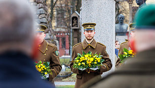 Šaulių vėliavos perdavimo ceremonija