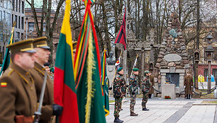 &Scaron;aulių vėliavos perdavimo ceremonija
