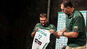 Antanas Guoga ir Arvydas Sabonis