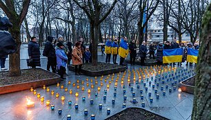 Akcija „Uždek žvakutę žuvusiems Ukrainos laisvės gynėjams“