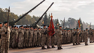 Divizijos atkūrimo ceremonija