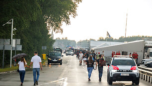 Lenktynių teritorijoje sužalotas žmogus