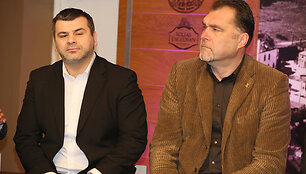 Rimvydas Čekavičius ir Arvydas Sabonis