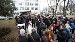 KTU gimnazijos „flash mob“ akcija