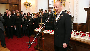 Kauno rotušės šeimininkas - ceremonmeisteris Kęstutis Ignatavičius