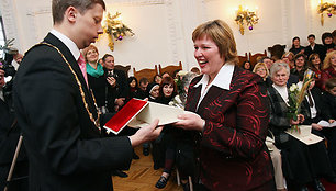 Kauno miesto rotušėje vyko tradicinė padėkos ceremonija.