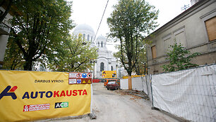 Rekonstruojama Laisvės alėja