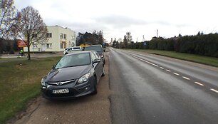 Raudondvaryje partrenktas pėsčiasis