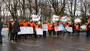 Protesto akimirkos