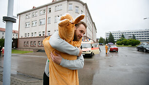 Antanas Kavaliauskas ir zuikis