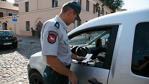 Policijos priemonė Kauno centre