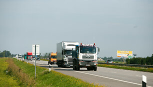 Vilkikai kelyje &bdquo;Via Baltica&ldquo;