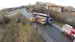 Autobuso avarija Kaune