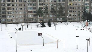 Ledo aik&scaron;telė &Scaron;ilainiuose