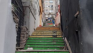 Vaivoryk&scaron;tės laiptai Stambule