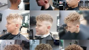 Garbanoti plaukai – šios vasaros „trendas“ tarp 10-14 metų vaikinų