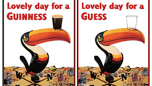 Guinness reklama ir jos parodija