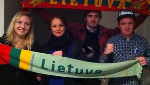 Kaune studijavęs prancūzas su draugais