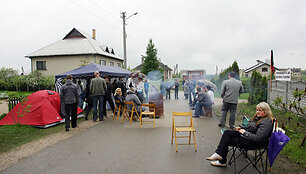 Rytas prie Kedžių ir Venckų namų