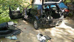 Operacijos metu rastas, kaip įtariama, vogtas automobilis