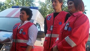 Į žaidynes i&scaron;vykusi Kauno rajono greitosios medicinos pagalbos stoties komanda