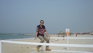 Aleksas Tel Avivo paplūdimyje