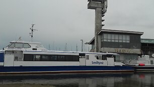 I&scaron; Klaipėdos į Nidą plaukiantis laivas