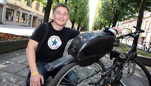 G.Nemanio i&scaron;rasta elektrinė slinktinė pavara kiekvieną dviratį gali paversti elektriniu. 