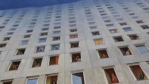 Parodos kūriniai pristato sovietinį Kauną: Prano Griu&scaron;io kūrinys.