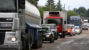 Dėl nelaimės susidarė kam&scaron;tis kelyje į Karmėlava