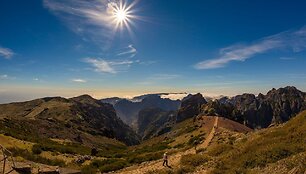 1862 m auk&scaron;čio Piko Ruivo kalnas