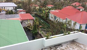 Uragano Irma nusiaubta Šv. Bartolomėjaus salos sostinė Gustavija