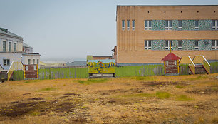 Apleistas sovietų miestas Pyramiden