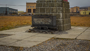 Pyramiden miestelis Šiaurės Norvegijoje