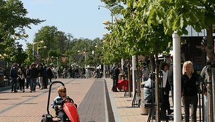 Palanga ypač patraukli rusų turistams. 