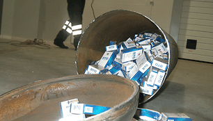 Muitininkai aptiko kontrabandinių cigarečių.