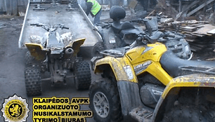 Pavogti daiktai rasti Kretingos rajone.
